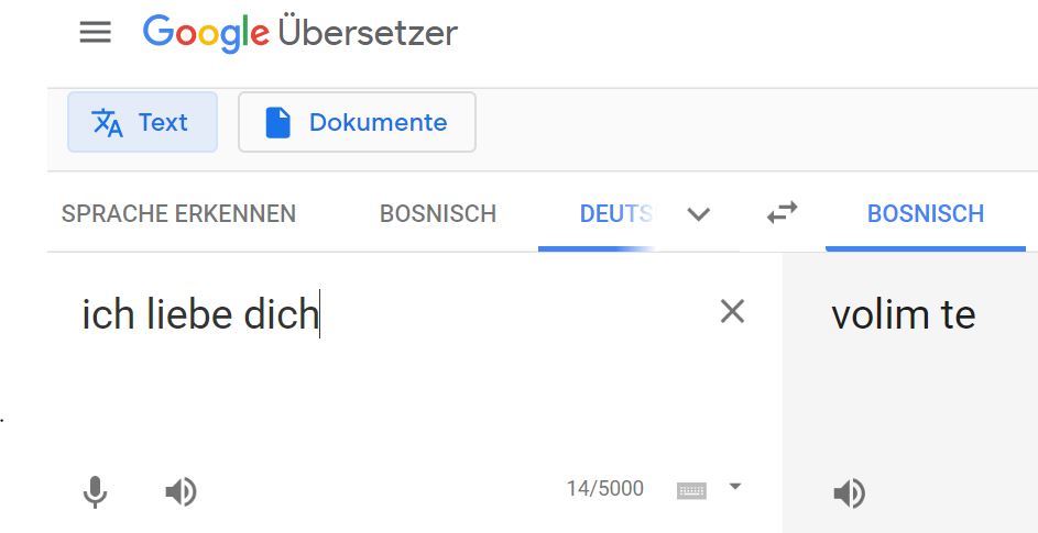 deutsch Bosnisch übersetzen