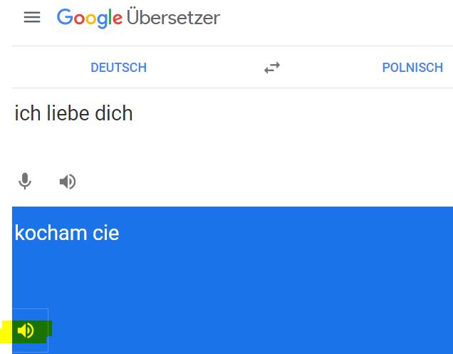 Deutsch Polnisch übersetzer Aussprache