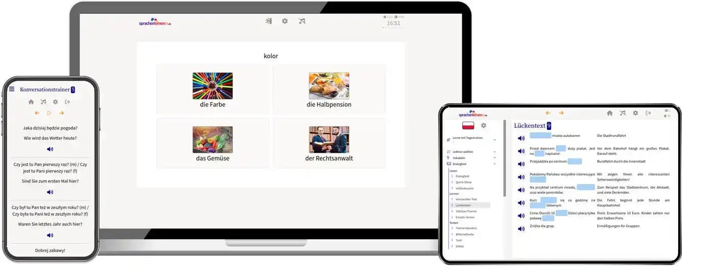 Polnisch online lernen mit app