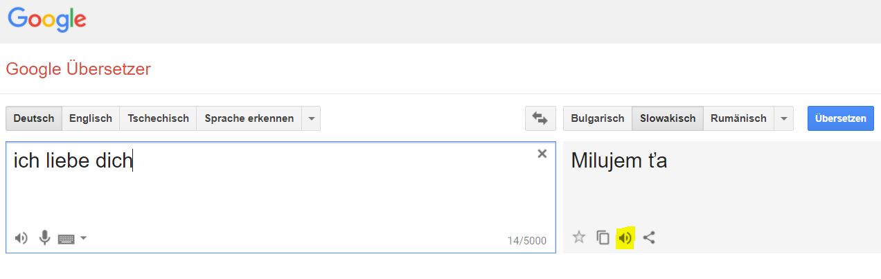 deutsch slowakisch übersetzen mit aussprache