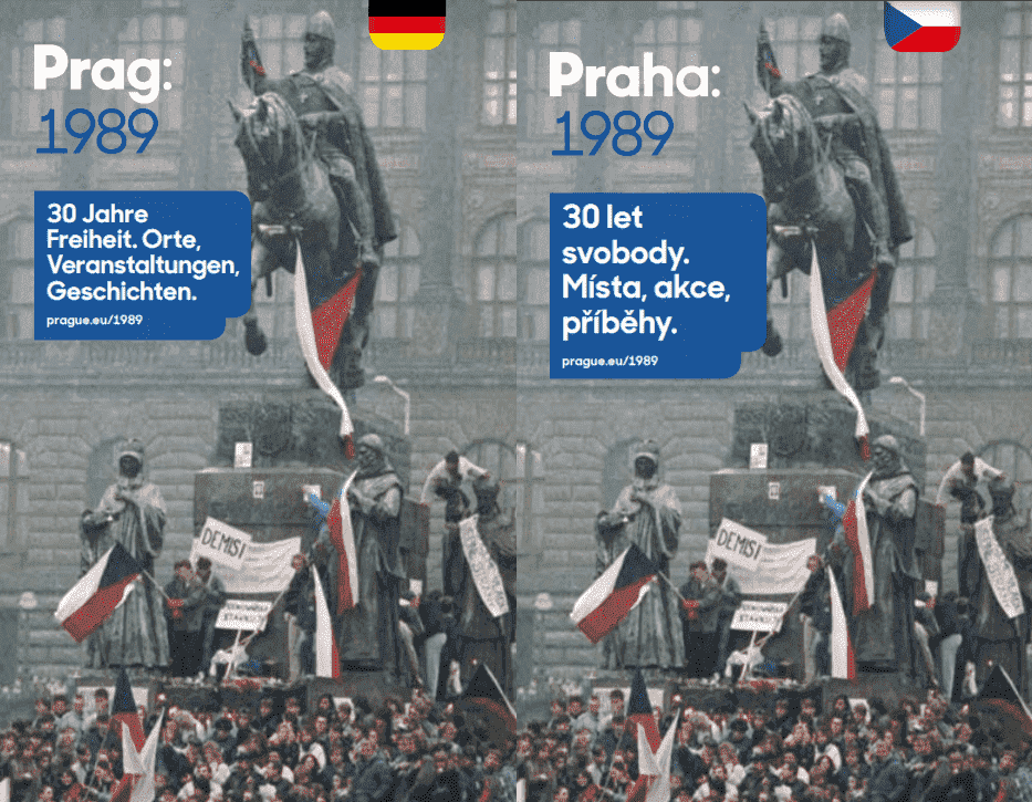 tschechisch deutsch zweisprachig prag 1989