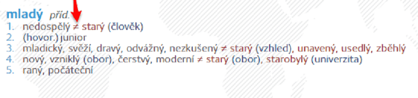 tschechisch lernen mit synonymen und antonymen