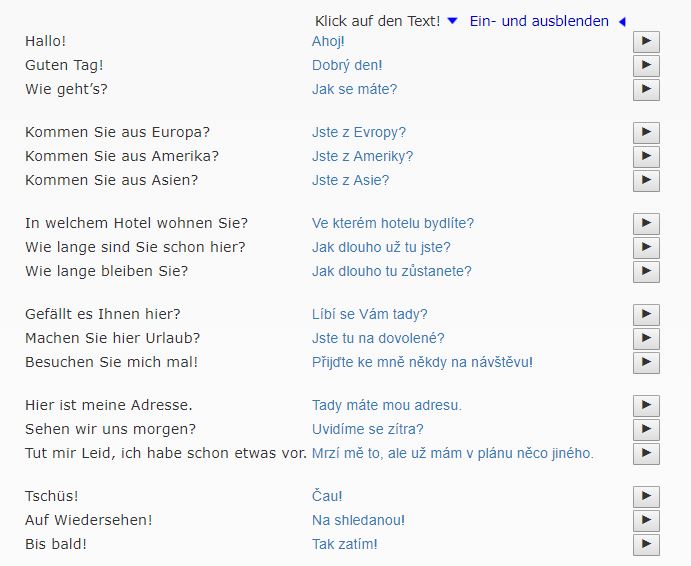 Tschechisch-Sprachkurs kostenlos