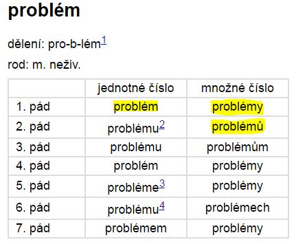 tschechische grammatik plural