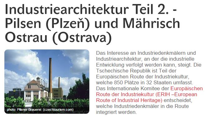 tschechische industriearchitektur auf deutsch